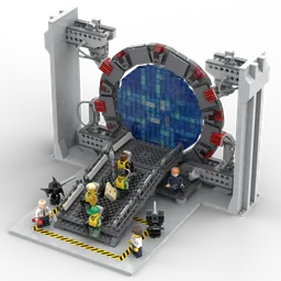 Stargate SG-1 Gateroom (LEGO® colors)