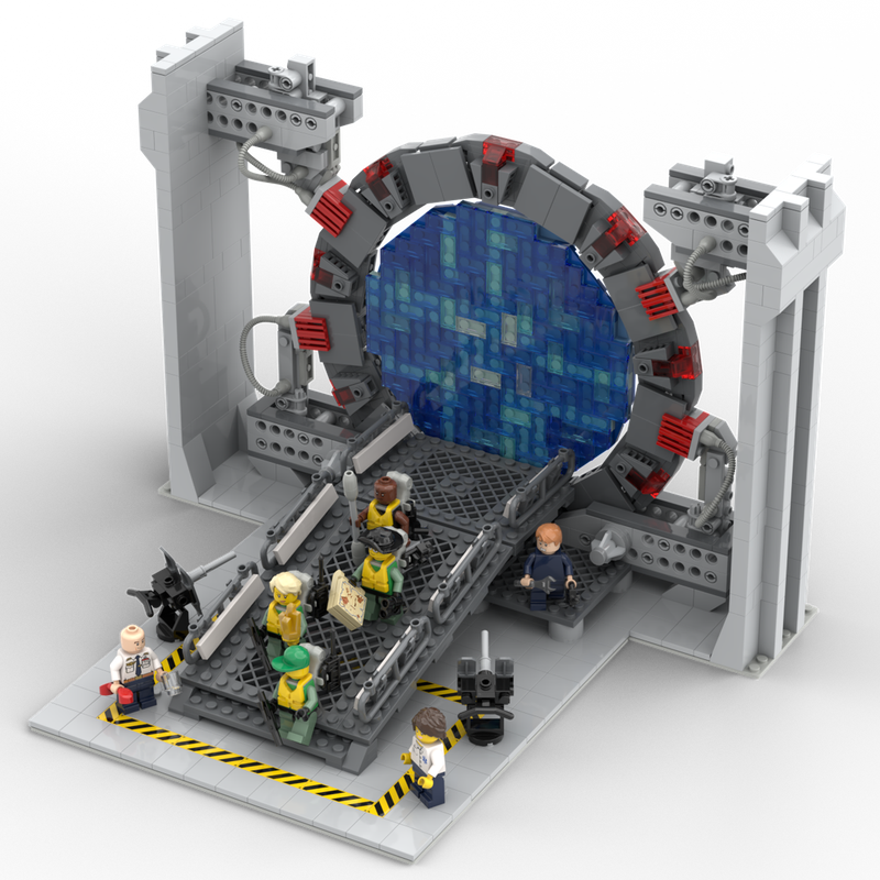 Lego Stargate SG-1 Gateroom (LEGO® colors)