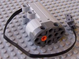 Motor, Servo, Power Functions with Dark Bluish Gray Bottom