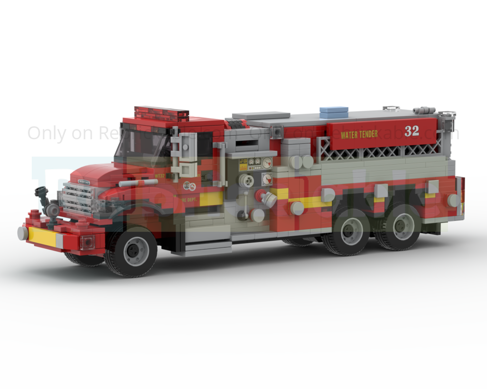 Lego 2017 Rosenbauer Freightliner Tender L.A County FD