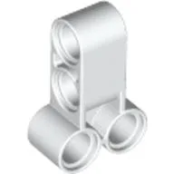 Technic Pin Connector Perpendicular Long / White