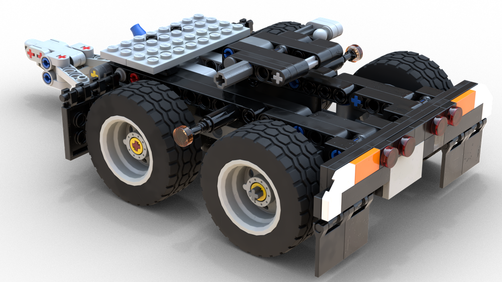 Lego Converter Dolly for 42078 Mack Anthem (2-axles, self-aligning mode)