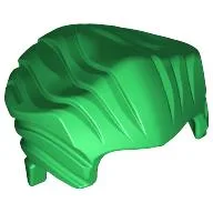 Hair Swept Back with Widow's Peak [Plain] / Green