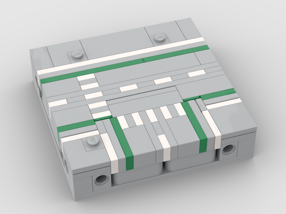 Lego 2360pr0001 - Baseplate T Intersection (microscale version)