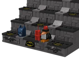 Batman minifig display