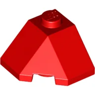 Brick Wedged, Sloped 45° 2 x 2 Corner / Red