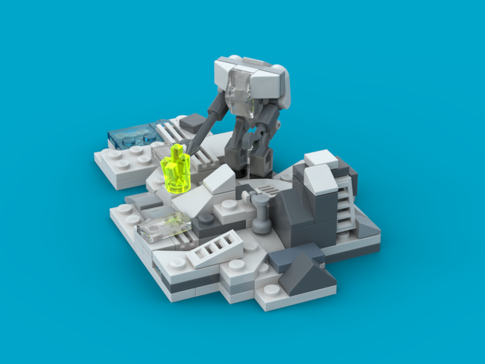 Lego Subnautica Prawn-Suit Diorama