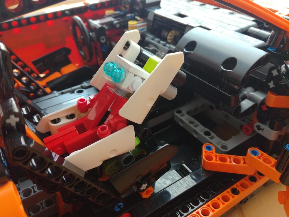 Lego Baby with car seat for LEGO 42056