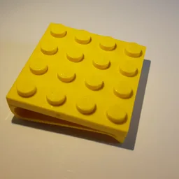 Scala, Plate Special 4 x 4 with Clip / Yellow