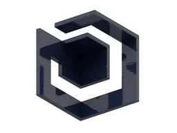Nintendo GameCube 3D logo large / groß