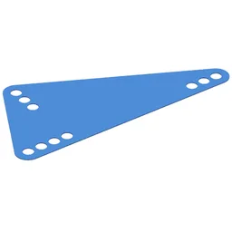 Science & Technology Panel - Triangle Small / Trans-Dark Blue