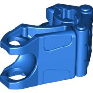 Lego Large Figure Hand, Fist with Axle Hole, 3 Fingers / Blue