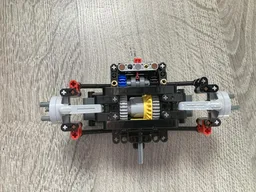 Differential-locked front Axle