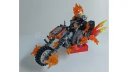 More Flames Hellcycle (Ghost Rider's Motorcycle)
