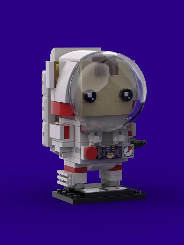 Lego Astronaut in BrickHeadz style