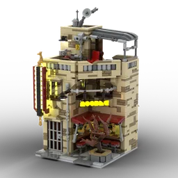 Modular 16x16 Noodle Shop