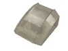 Brick Curved 2 x 2 with Lip, No Studs / Trans-Brown