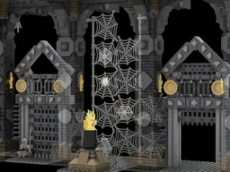 Portcullis and Fire Cauldron