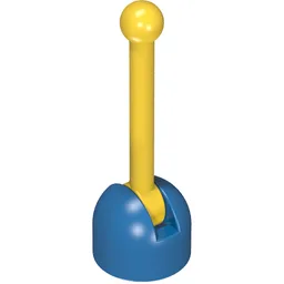 Lever Small Base with Yellow Lever / Blue