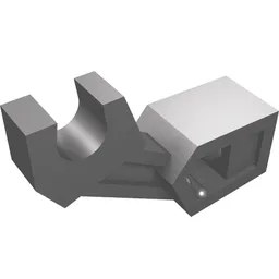 Arm Mechanical with Clip [Thin Support] / Flat Silver