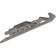 Large Figure Weapon Blade, Ice Skate / Ice Blade Half / Pearl Light Gray