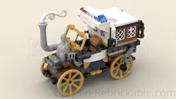 Police Steampunk Paddy Wagon