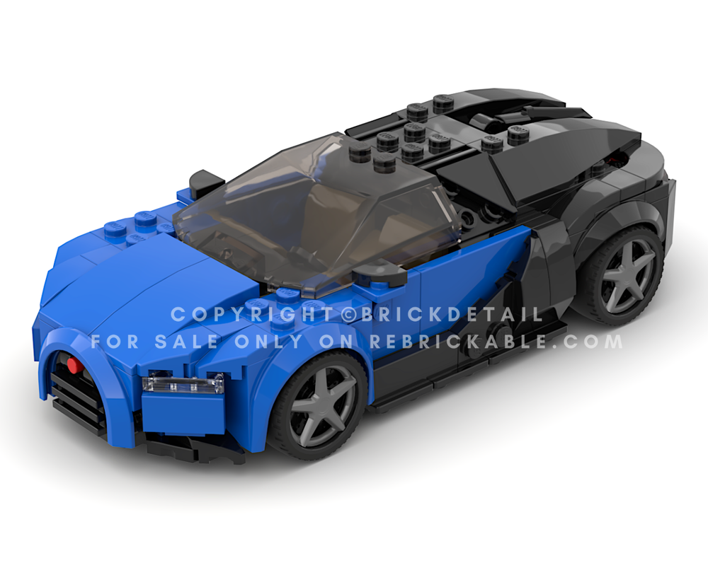 Lego Bugatti Chiron - 8 Stud Wide Speed Champions