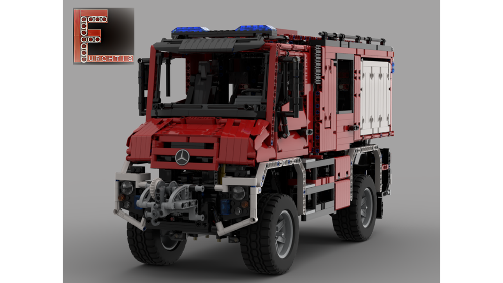Lego Mercedes Benz Unimog U 218 Fire Engine (RLF-A)