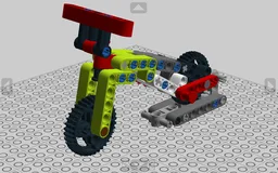 42102 Mini CLAAS XERION alternative - Trial bike with stand