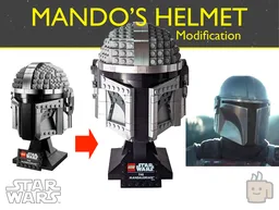 Mando's Helmet (Modification of 75328)