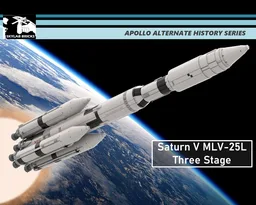 Saturn V MLV-25L Three Stage