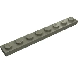 Plate 1 x 8 / Dark Gray