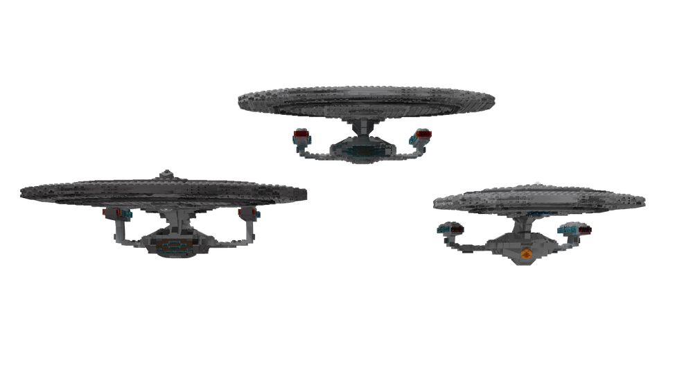Lego Galactic Explorers Pack - Galaxy-Class, Ross-Class, Venture-Class