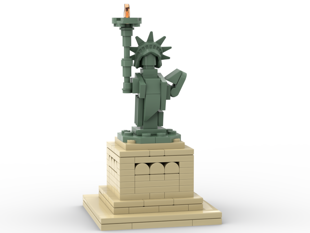 Lego Nano Statue of Liberty Revised and Extended