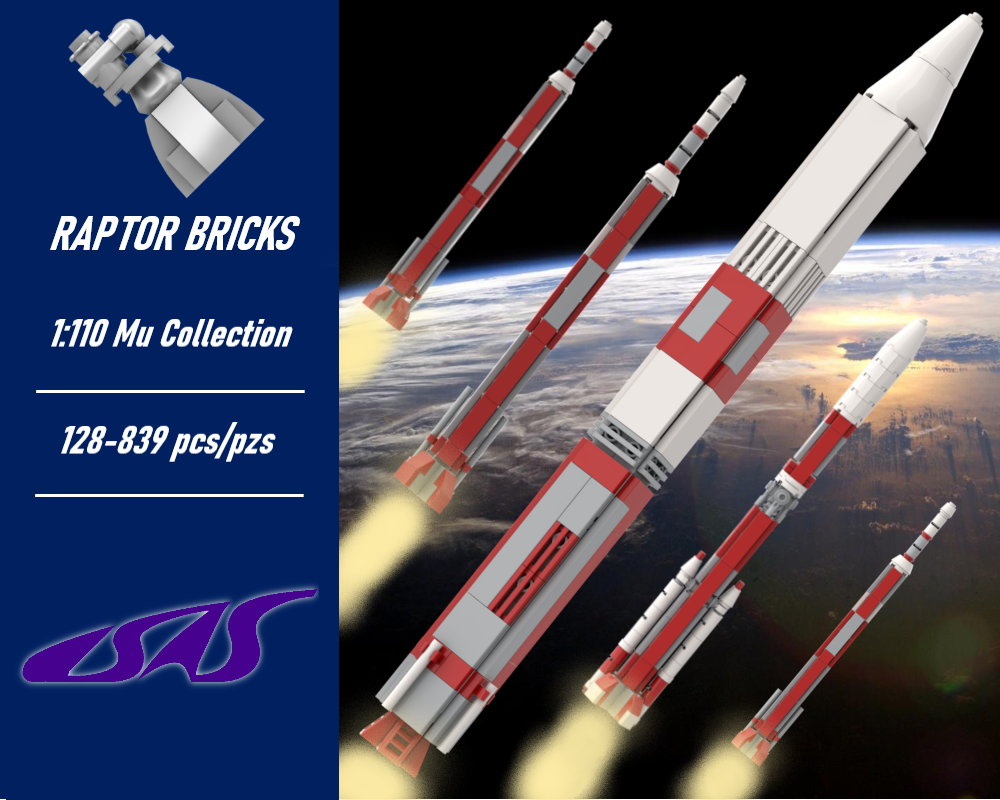 Lego 1:110 Scale Mu Rockets Collection