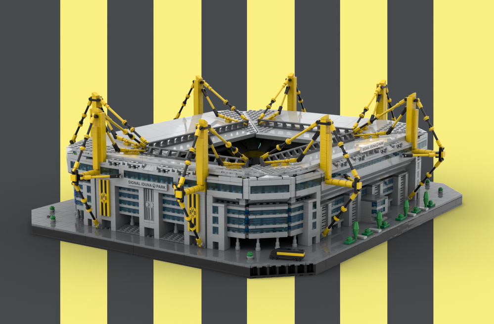 Lego Dortmund Westfalenstadion 1:500