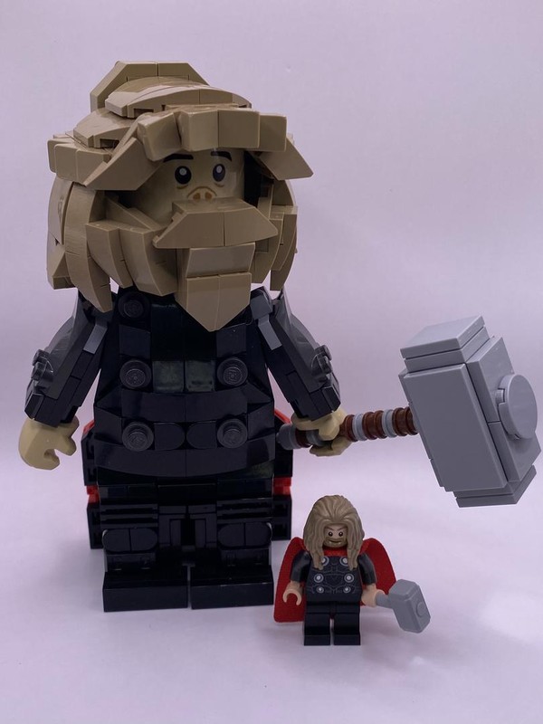 Lego Fat Thor (in armor) posable figure