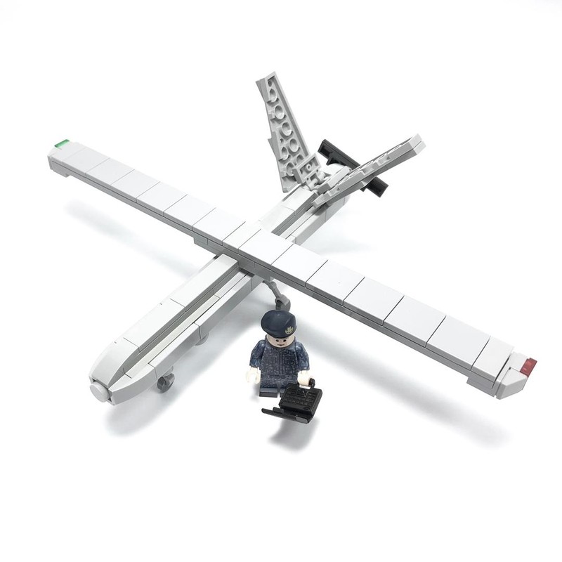 Lego Hermes 450 UAV Minifigure Scale