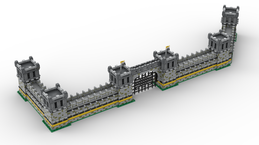 Lego Age of Empires - Stone Wall (East Asian)
