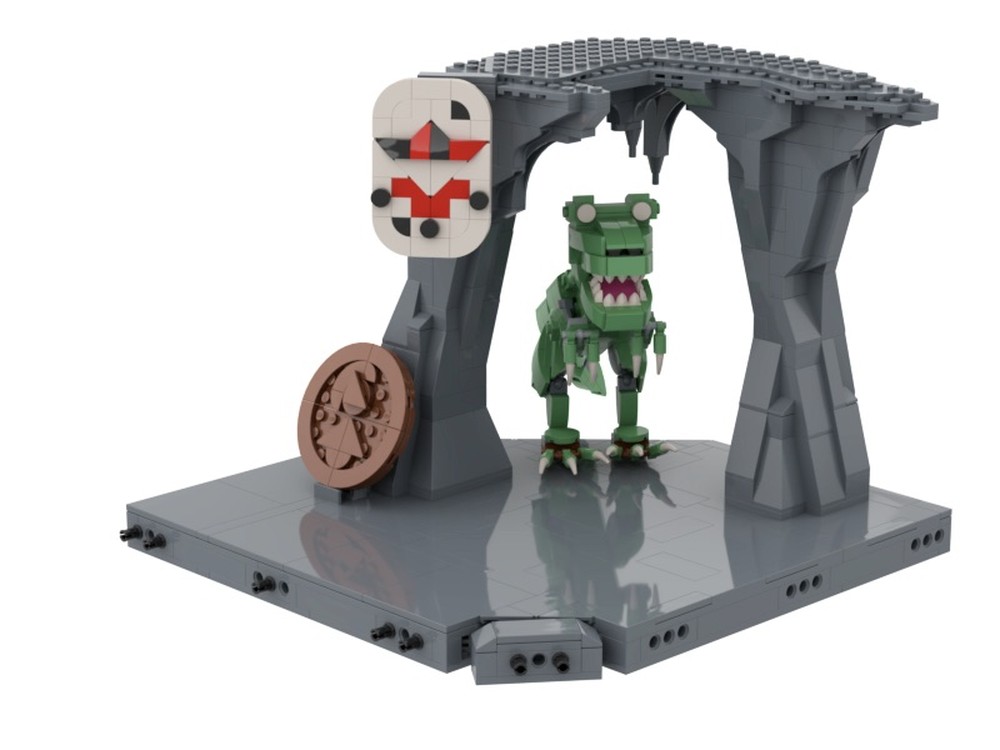 Lego Batcave Trophy Room BTAS The Animated Series