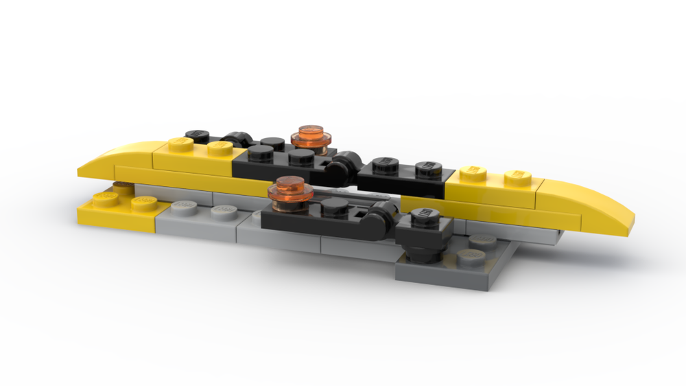 Lego 31014 Mini Train Crossing (with High Speed Train)