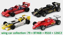 wing-car collection - 4 models - scale 1:27