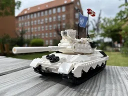 Leopard 1A5DK in UN camo