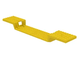 Vehicle Base, Train 6 x 34 Split-Level with Bottom Tubes