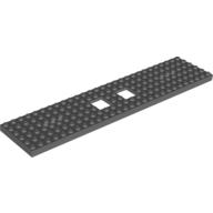 Lego Vehicle Base, Train 6 x 28 with Two 2 x 2 Openings and 3 Round Holes Each End