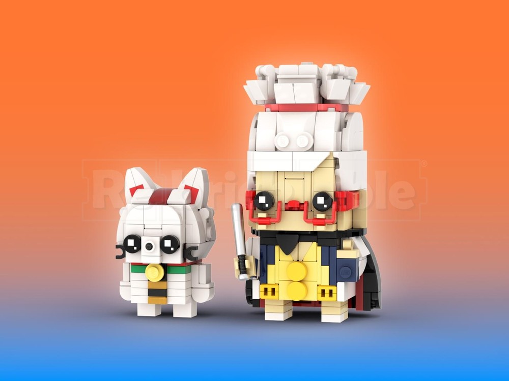 Lego Seiko Ayase & Turbo Granny Brickheadz LEGO MOC - DanDaDan