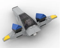 Mini Arwing with duck pilot