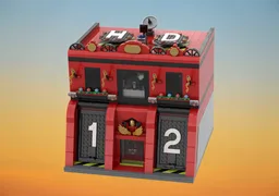 Fire Station (Open Back)