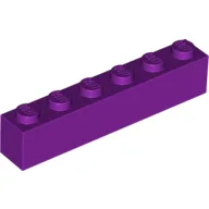 Brick 1 x 6 / Light Purple