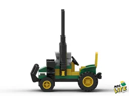Race lawn mower tractor